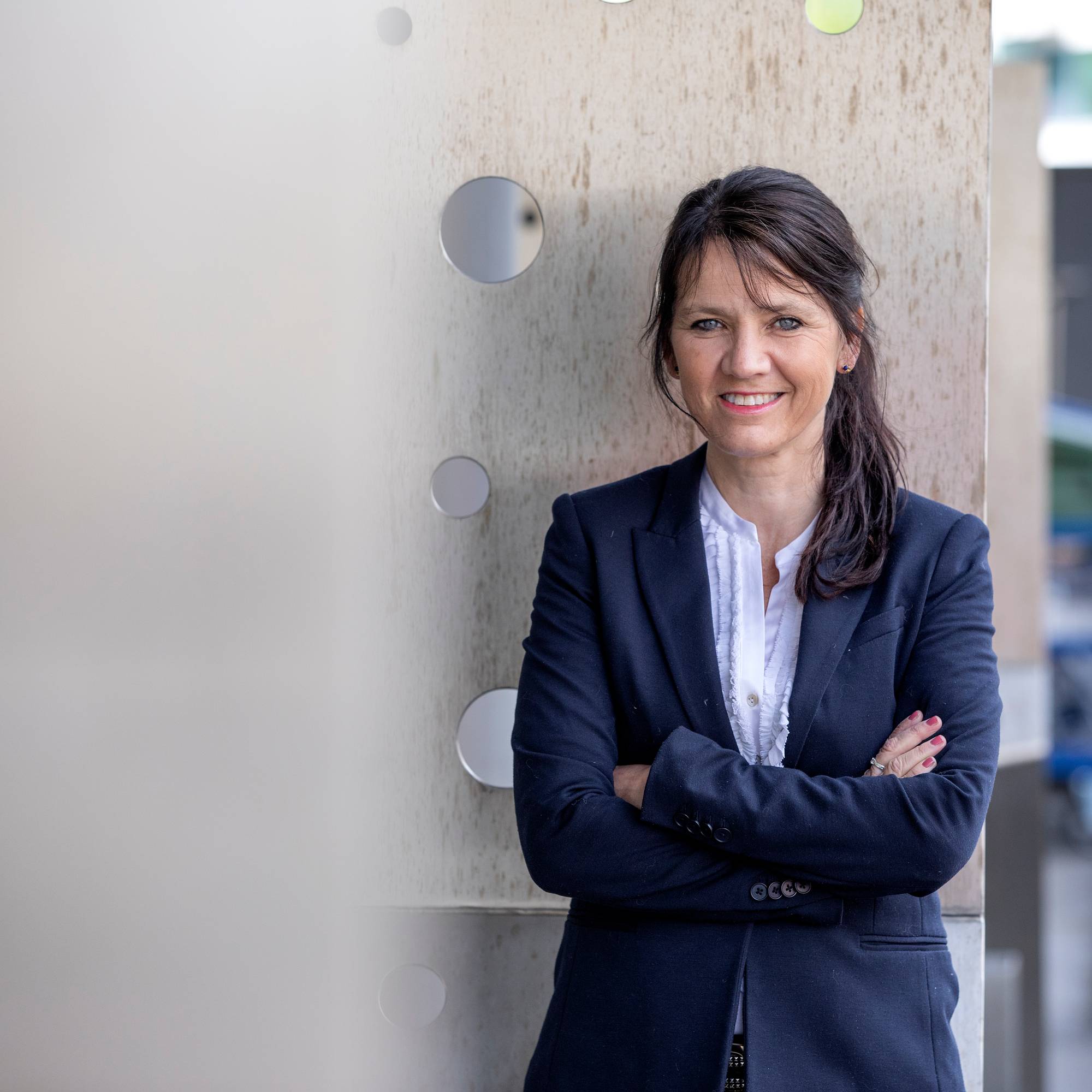 Administrerende direktør i Spekter, Anne-Kari Bratten. Fotografert for Spekter på Majorstua.