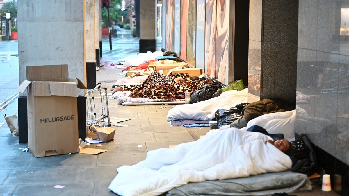 Stadig flere hjemløse i London – ordføreren ber om hjelp