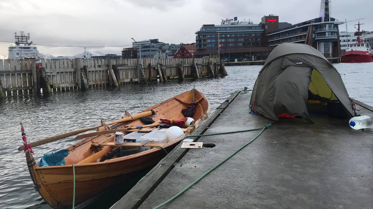 Soveplass i Tromsø.