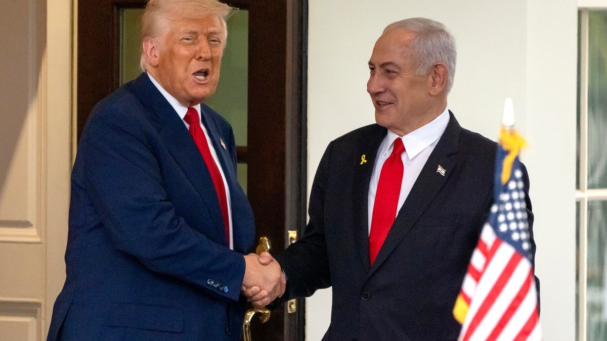 Trump og Netanyahu diskuterer flytting av palestinere