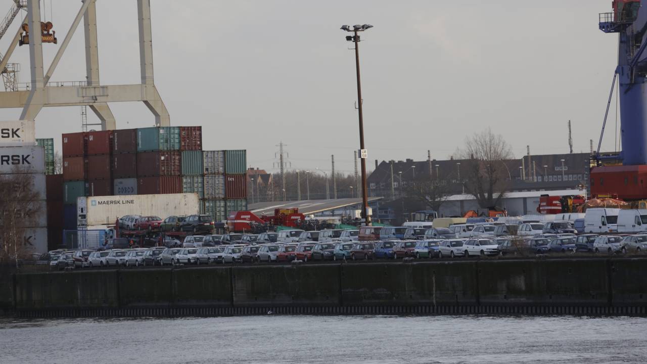 Havna i Hamburg