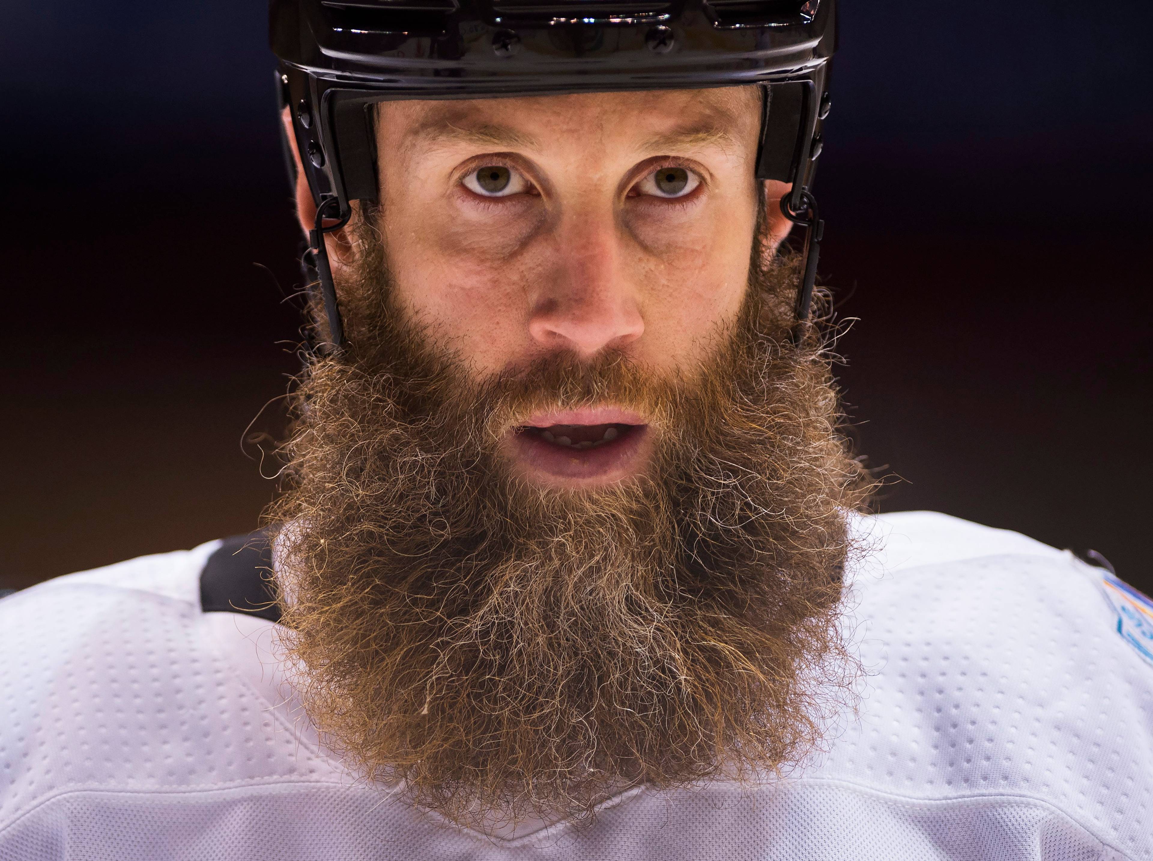 joe thornton med skjegg