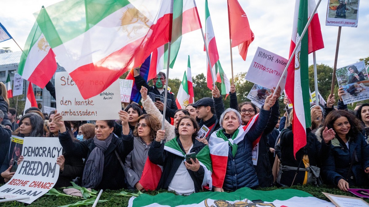 Iran-protester i Oslo, Berlin og USA