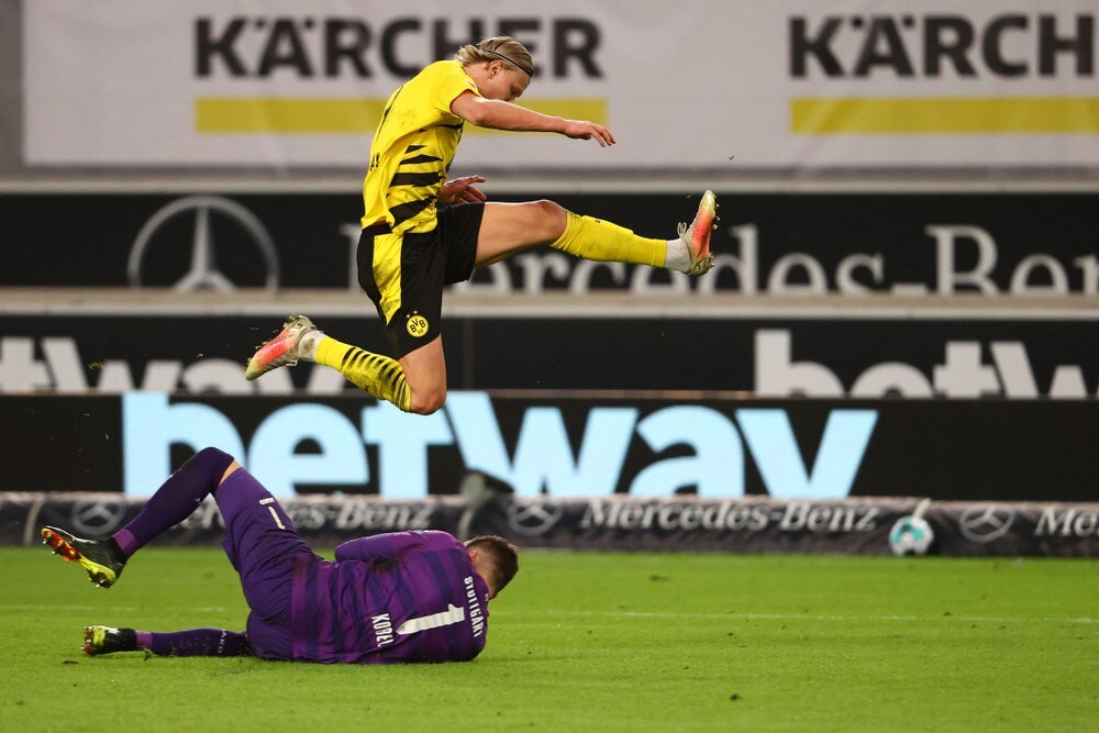 Haaland mållaus igjen – men Dortmund heldt liv i meisterliga-håpet