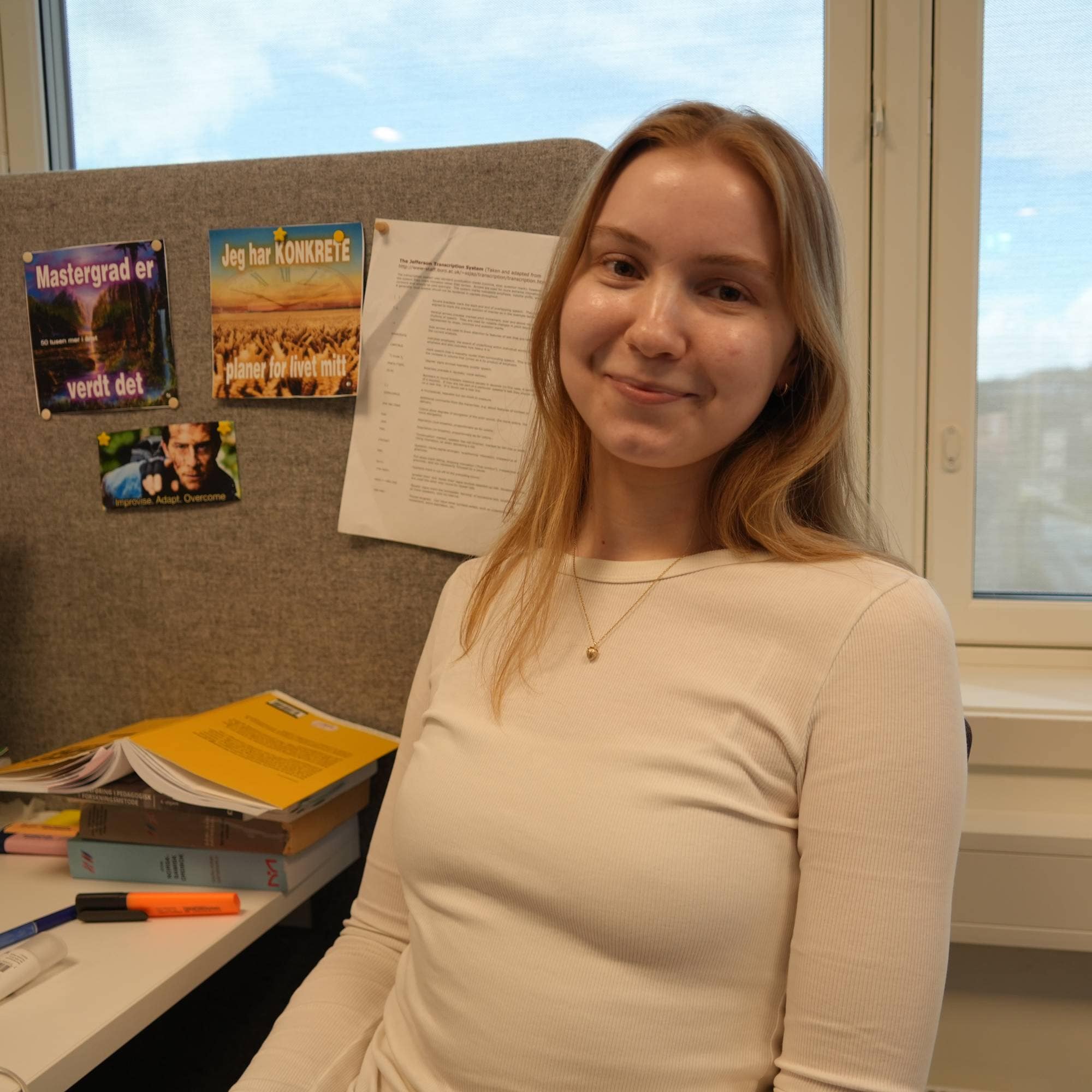 Ulrikke Vekve, lærerstudent