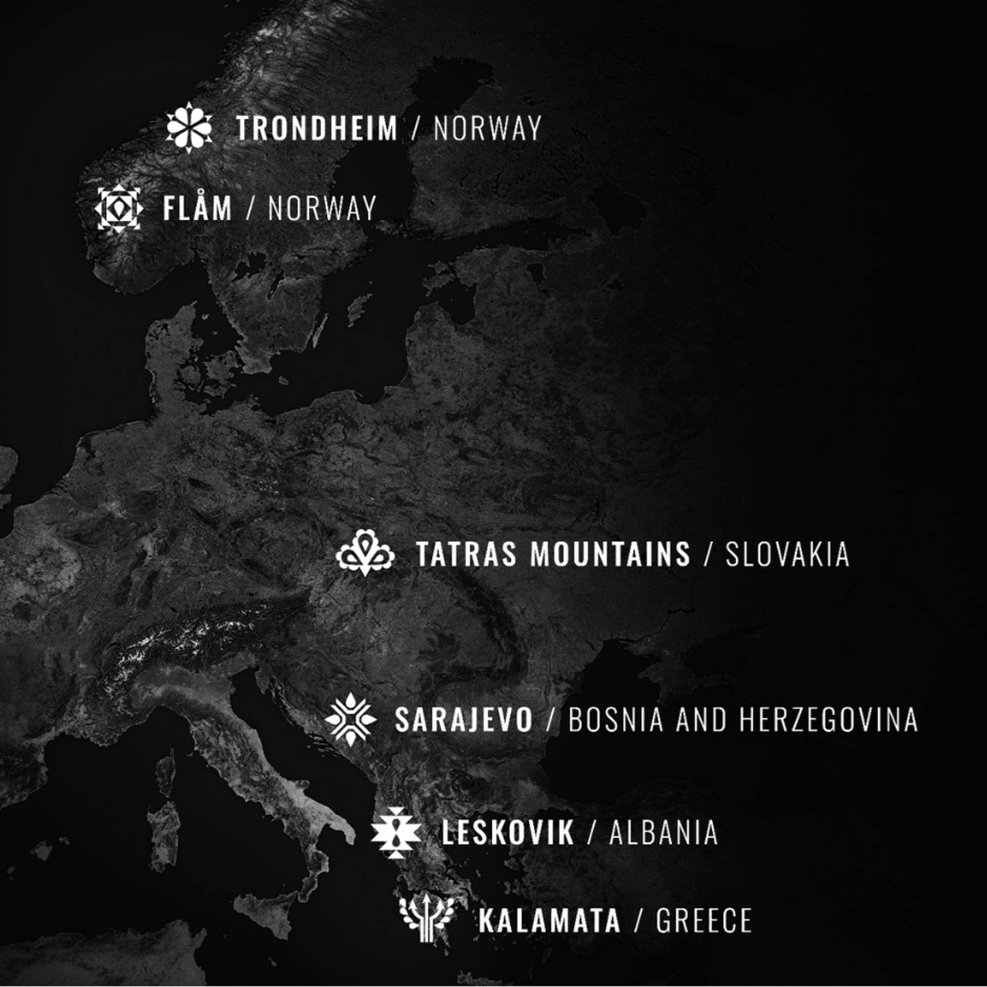 Kontrollposter i Transcontinental race