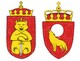 Kurt Jarnes To illustrasjoner av norsk riksvåpen med bjørn og ulv som dyremotiv