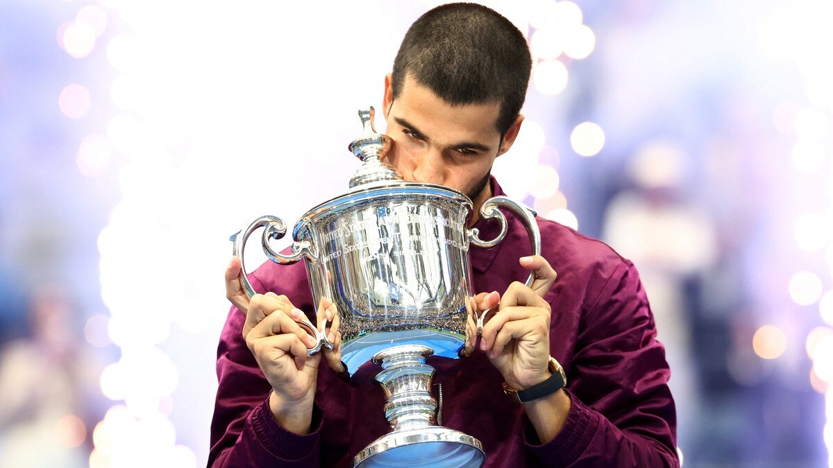 Alcaraz tilbake på tennistronen – slo Sinner i US Open-finalen