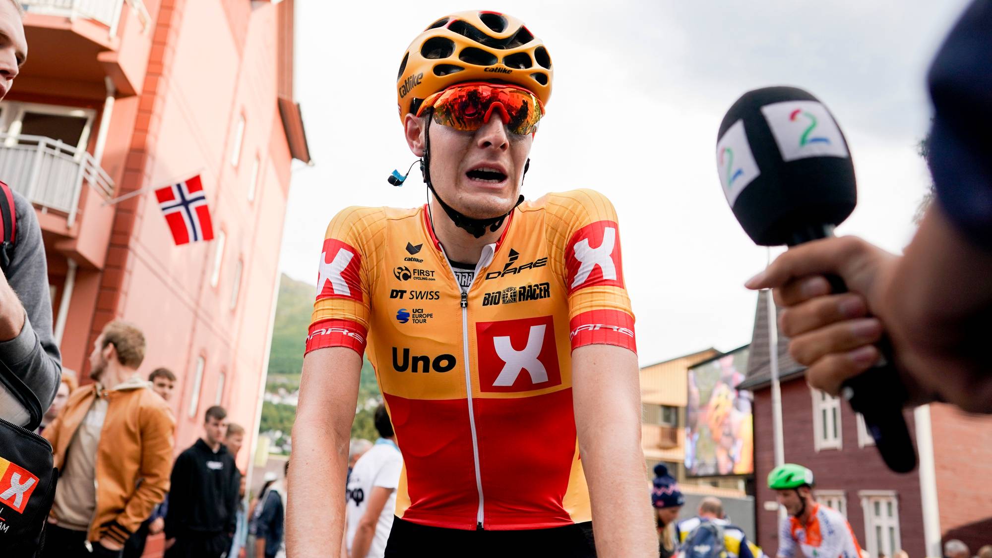 Markus Hoelgaard, her fra Arctic Race i 2019. 