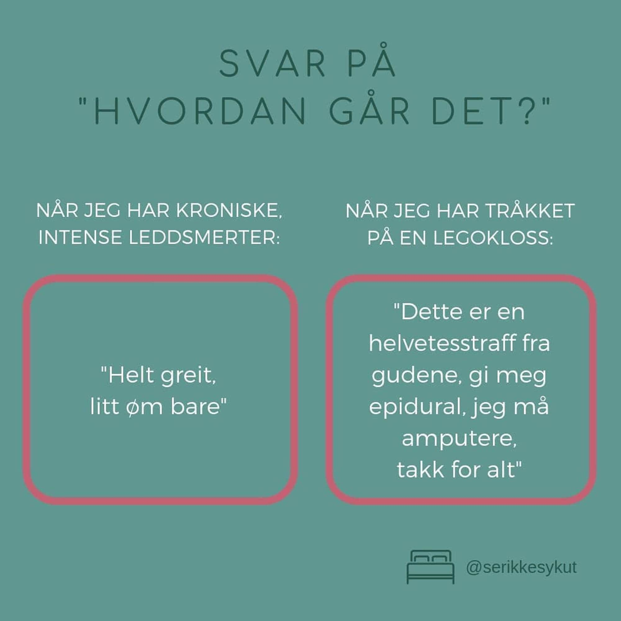 «Men Du Ser Ikke Syk Ut» – Norge