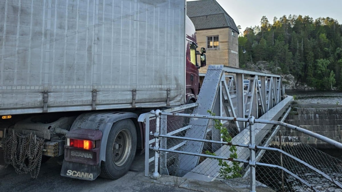 Vogntog sto fast i demning: – En dårlig vurdering