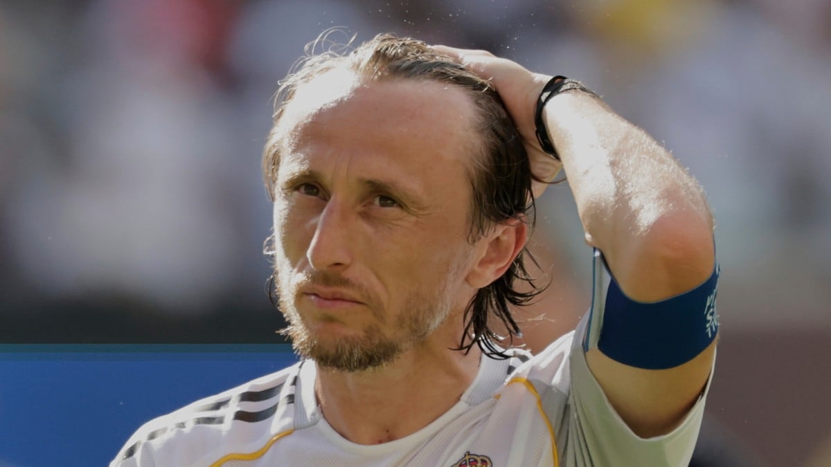 Den kroatiske fotballstjernen Luka Modric klar for Milan