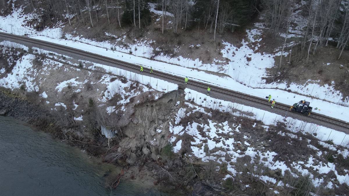 Nordlandsbanen holdes stengt i flere dager