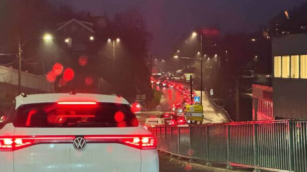 Trafikkaksjon skaper kaos i morgenrushet