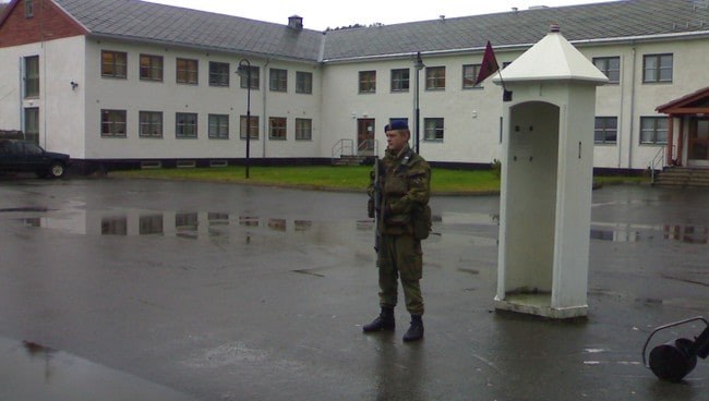 Vakt ved 2. bataljon på Skjold