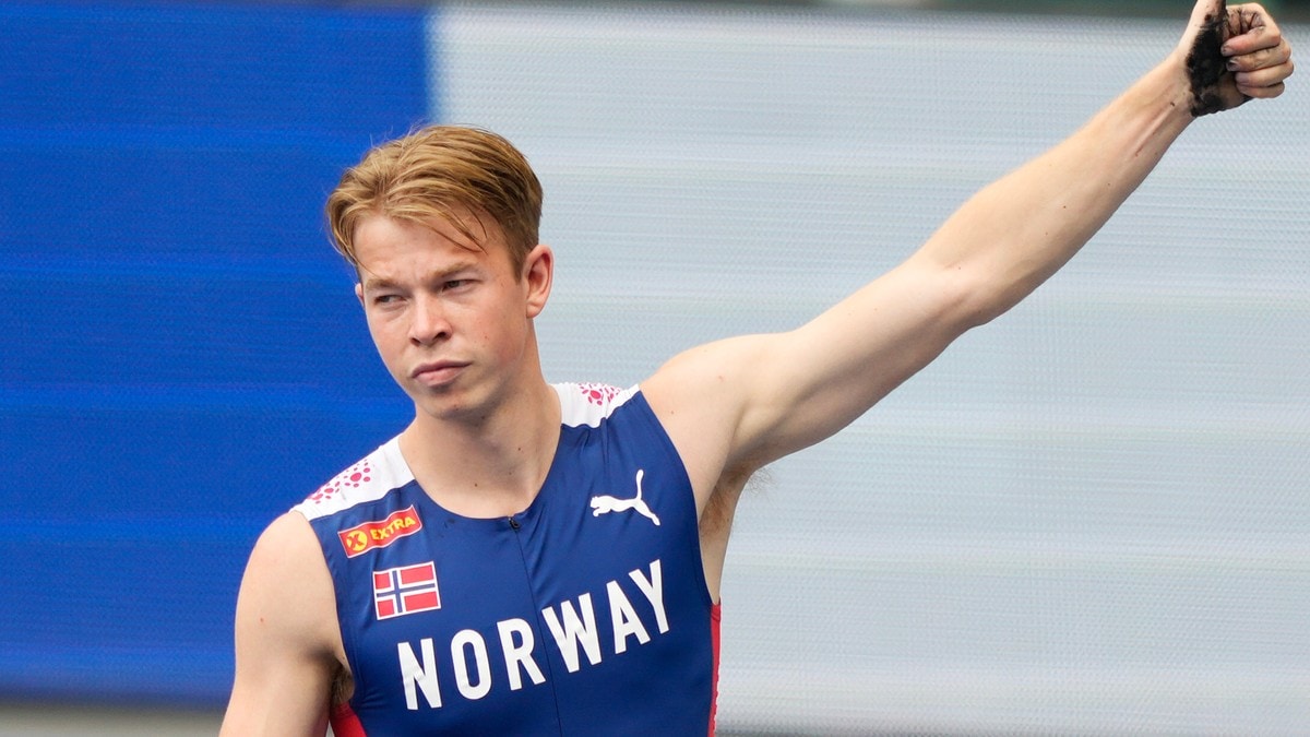 Simen Guttormsen vant stav i studentlekene og satte personlig rekord