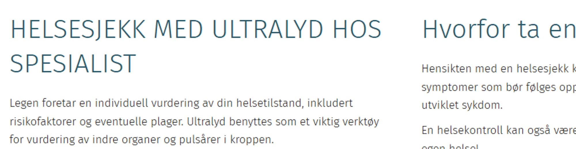 Skjermbilde frå Austad Diagnostikk