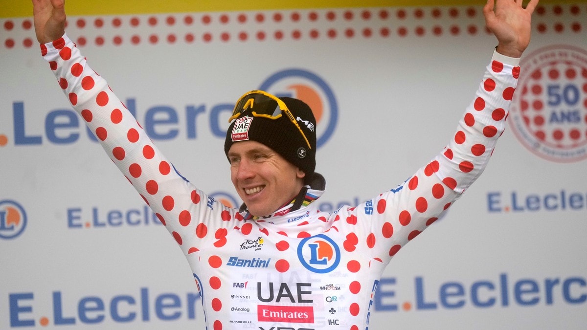 Pogacar avgjorde kampen om klatretrøya i Tour de France