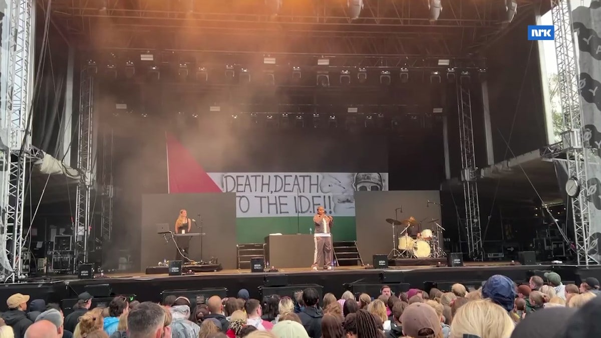 Øyafestivalen kritiseres etter artistens «Død over IDF»-slagord