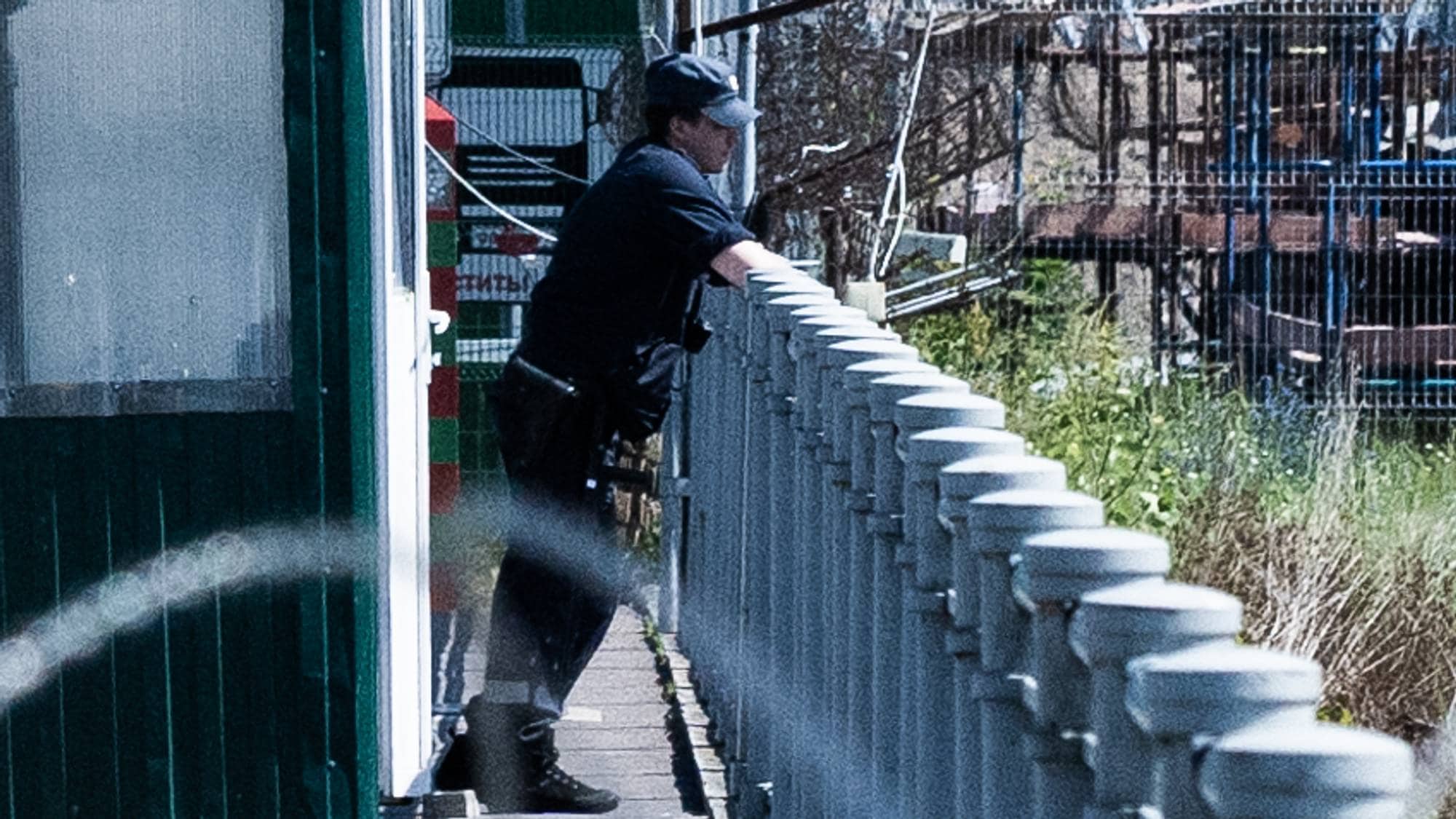 Russisk grensevakt i Ivangorod