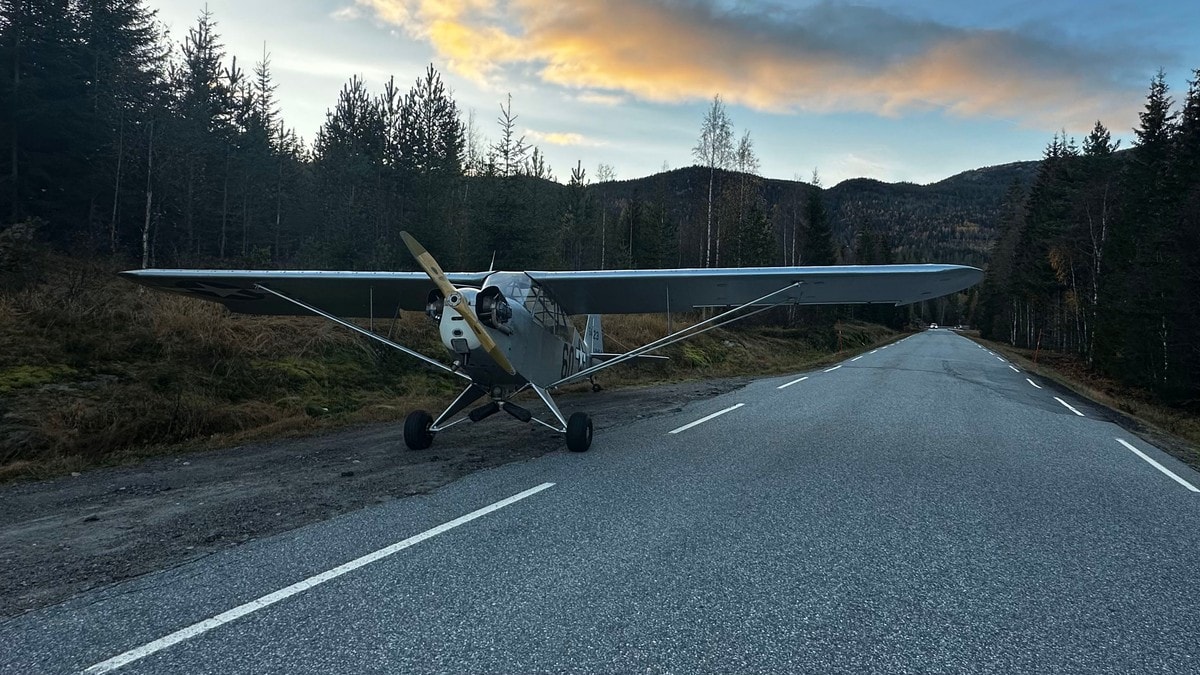 21-år gamle Jip nødlandet på fylkesvei i Telemark