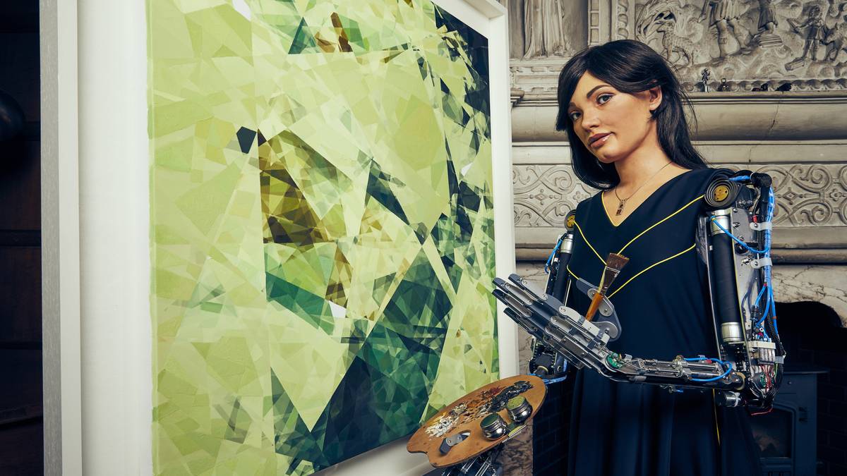 Ai-Da is the world’s first “robot artist” – now her image will be shown at an exhibition – NRK Urix – Foreign news and documentaries