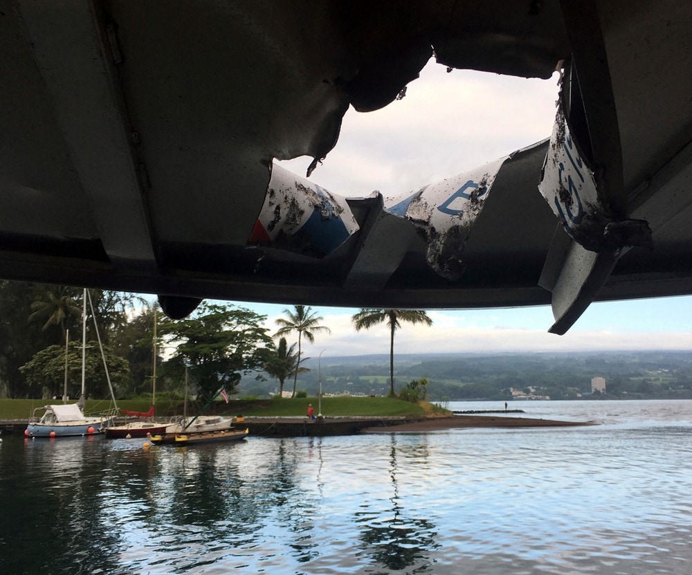 «Lavakule» traff turistbåt på Hawaii – 23 personer skadd