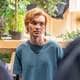Tuva Marie Sørum / NRK Charlie Plummer på Ibelin - innspilling i Drammen