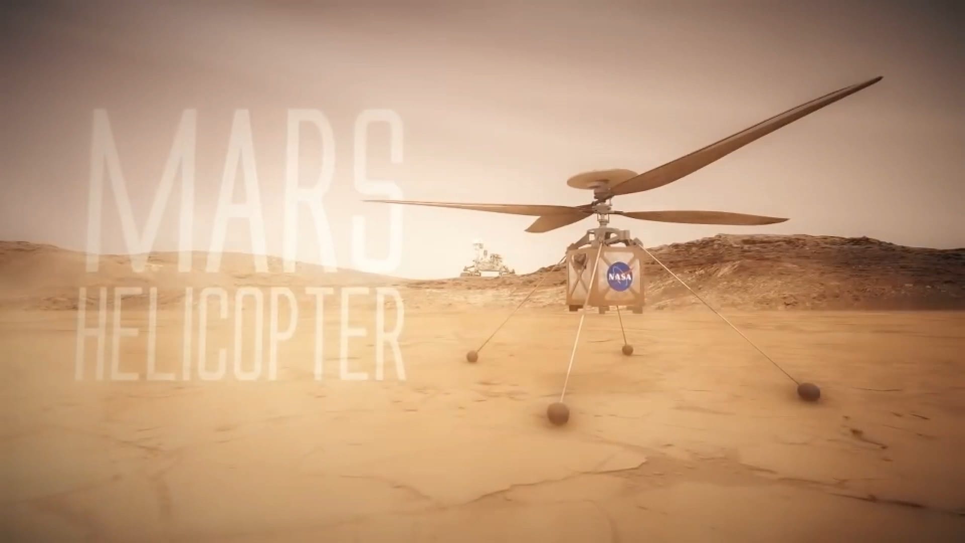 Nasa skal fly med helikopter på Mars