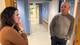 Bård Siem / NRK Einingsleiar Linn Kristin Fløholm på Hyllestad omsorgssenter Eiklund, og kommunalsjef Rolf Horne