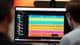 Robert F. Bukaty / AP,NTB Waveforms of audio files from various instruments are displayed on a computer screen during the creation of an AI musical piece at SUNO
