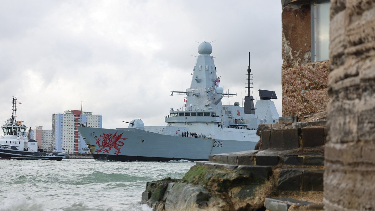 Britenes marine latterlig&shy;gj&oslash;res