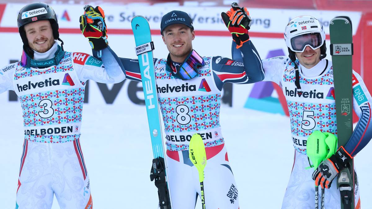 Seieren glapp for Kristoffersen – to nordmenn på pallen