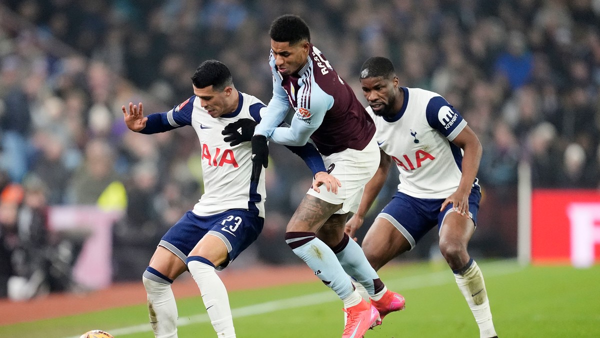 Rashford-debut da Aston Villa slo Spurs ut av FA-cupen