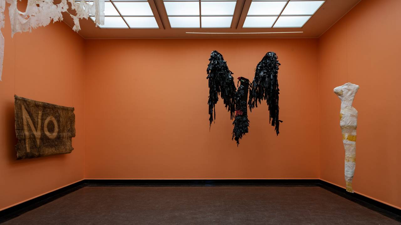 Fra «Festspillutstillingen 2021: Elisabeth Haarr» i Bergen Kunsthall.