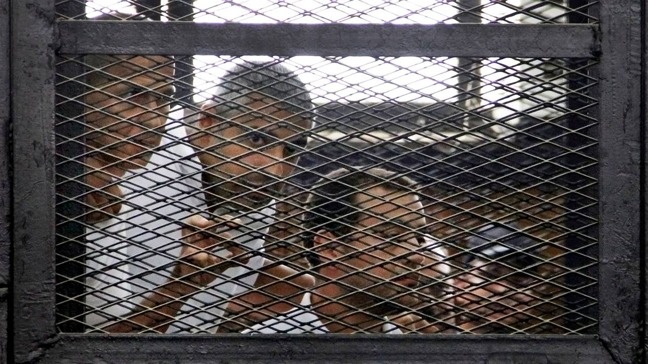 Peter Greste, Mohamed Fahmy, Baher Mohammed