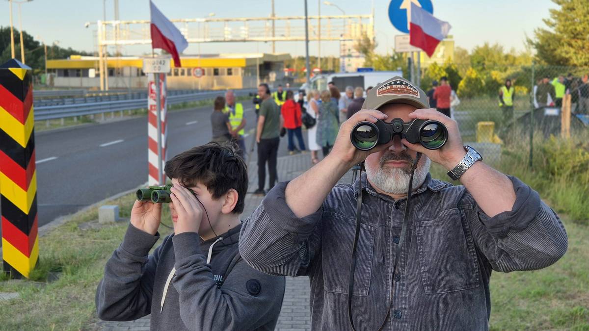 Patruljerer grensen for å stoppe ulovlig innvandring