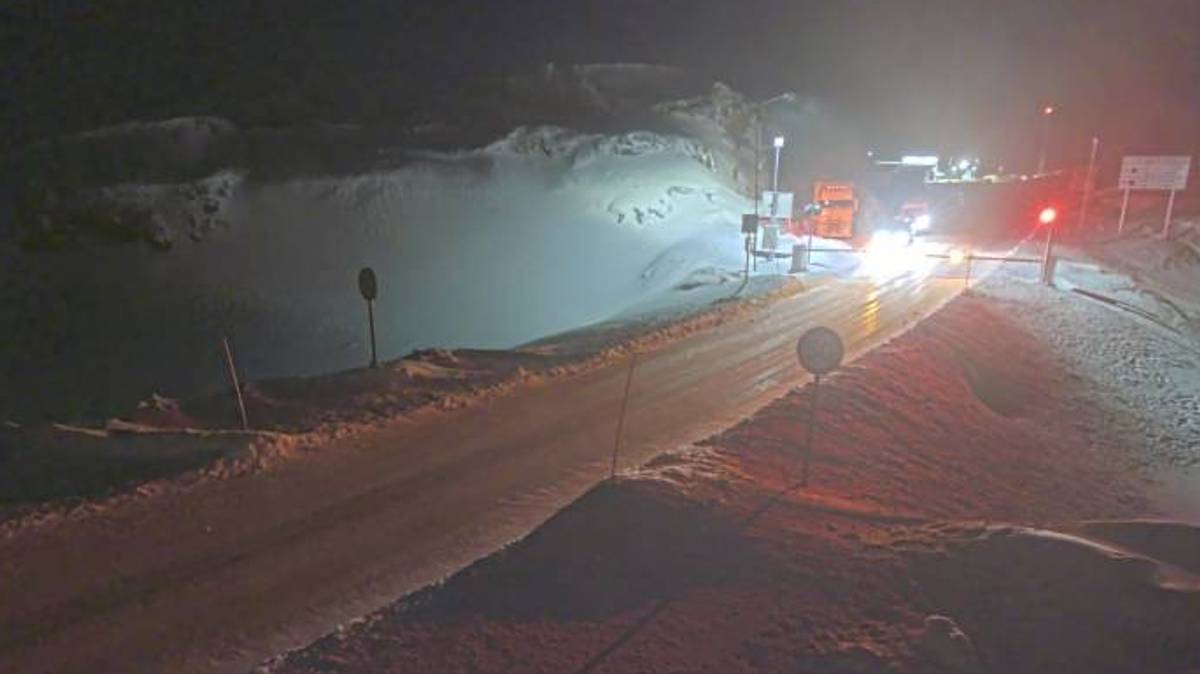 Kolonnekjøring over fjellet – NRK Nordland
