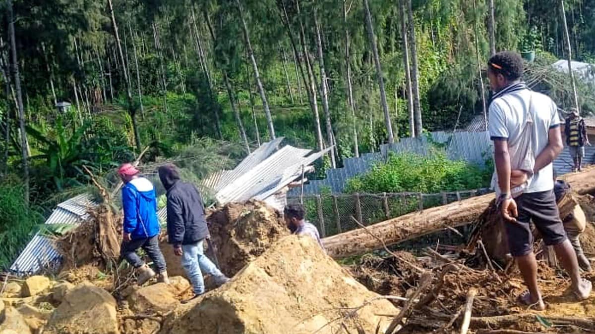 ABC: Over 100 fryktet døde i jordskred i Papua Ny-Guinea