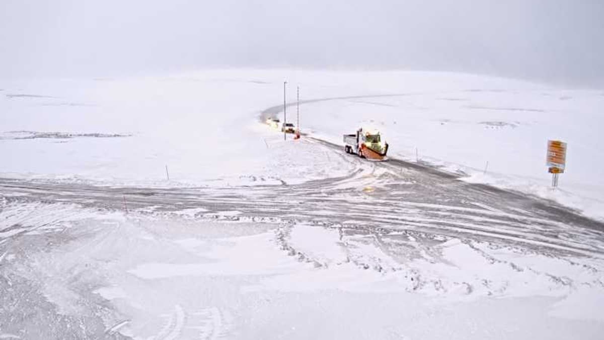 Uvær og vanskelige kjøreforhold i Finnmark