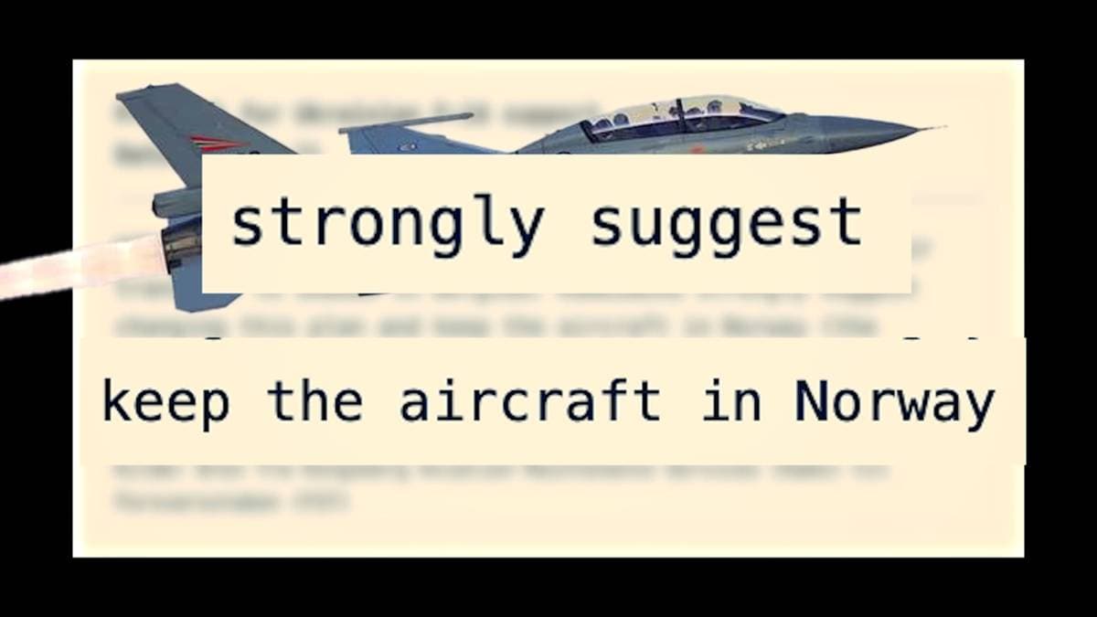 F-16-avsløringen: Var tilbudt å fikse flyene raskere i Norge