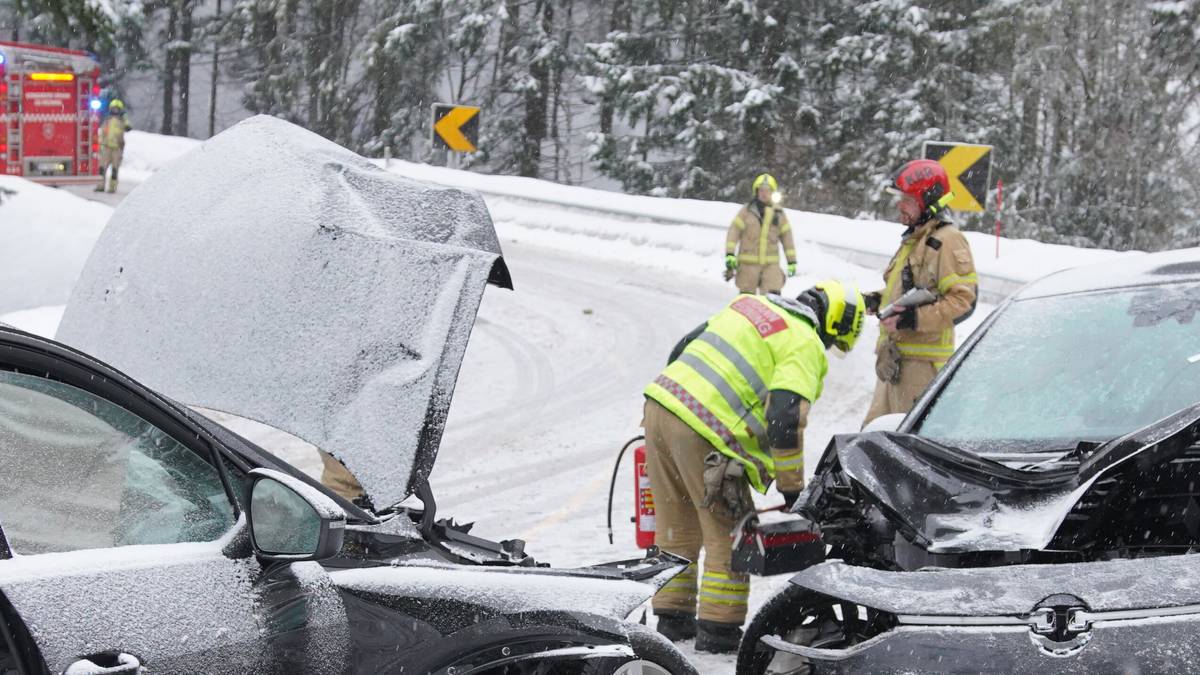 Three people were hospitalized after the accident – NRK Westfold and Telemark – local news, TV and radio