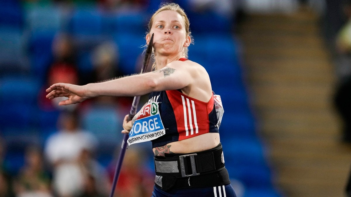 Nær medalje for Sigrid Borge i spydfinalen