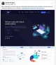 Viser et Facebook-innlegg som inneholder bilder av finansielle nettsider og at kunder vil bli «addicted» til designet.