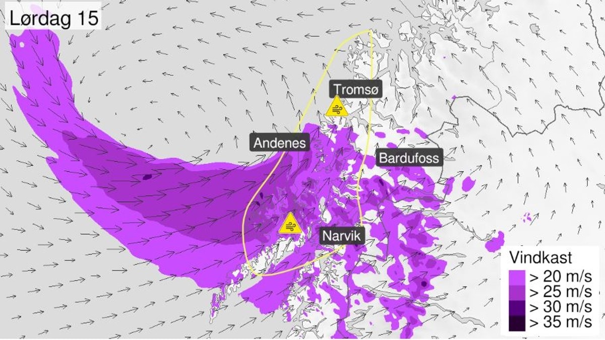 Nå kommer den første høststormen til Nord-Norge