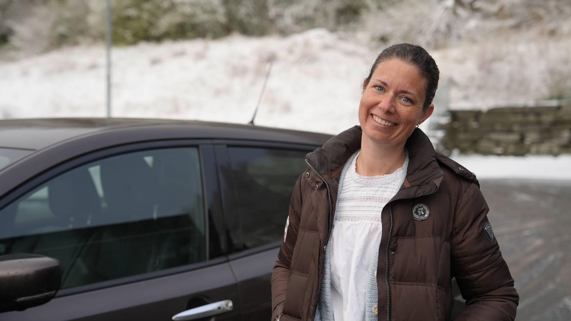 Bilist har framleis på vinterdekk