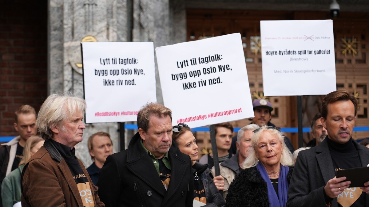 Skuespillere i kamp for Oslo Nye: – Dreper hjemmet vårt
