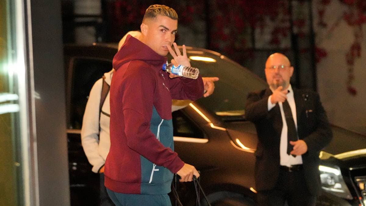 Portugal på plass i Norge: Her er Ronaldo på norsk jord