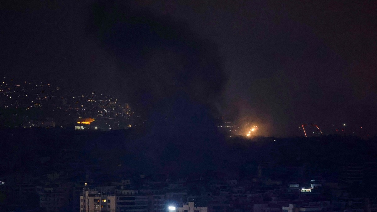 Israel skal ha utført seks angrep i Beirut