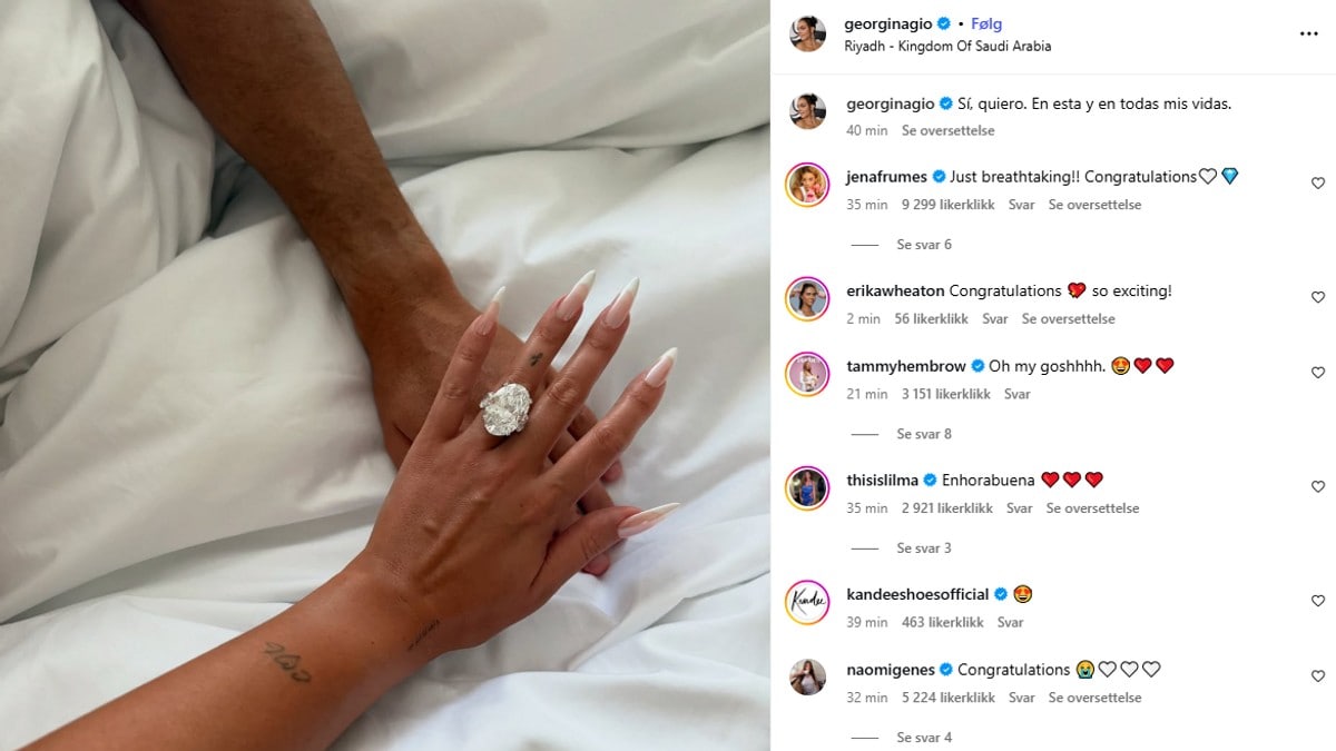 Ronaldo er forlovet
